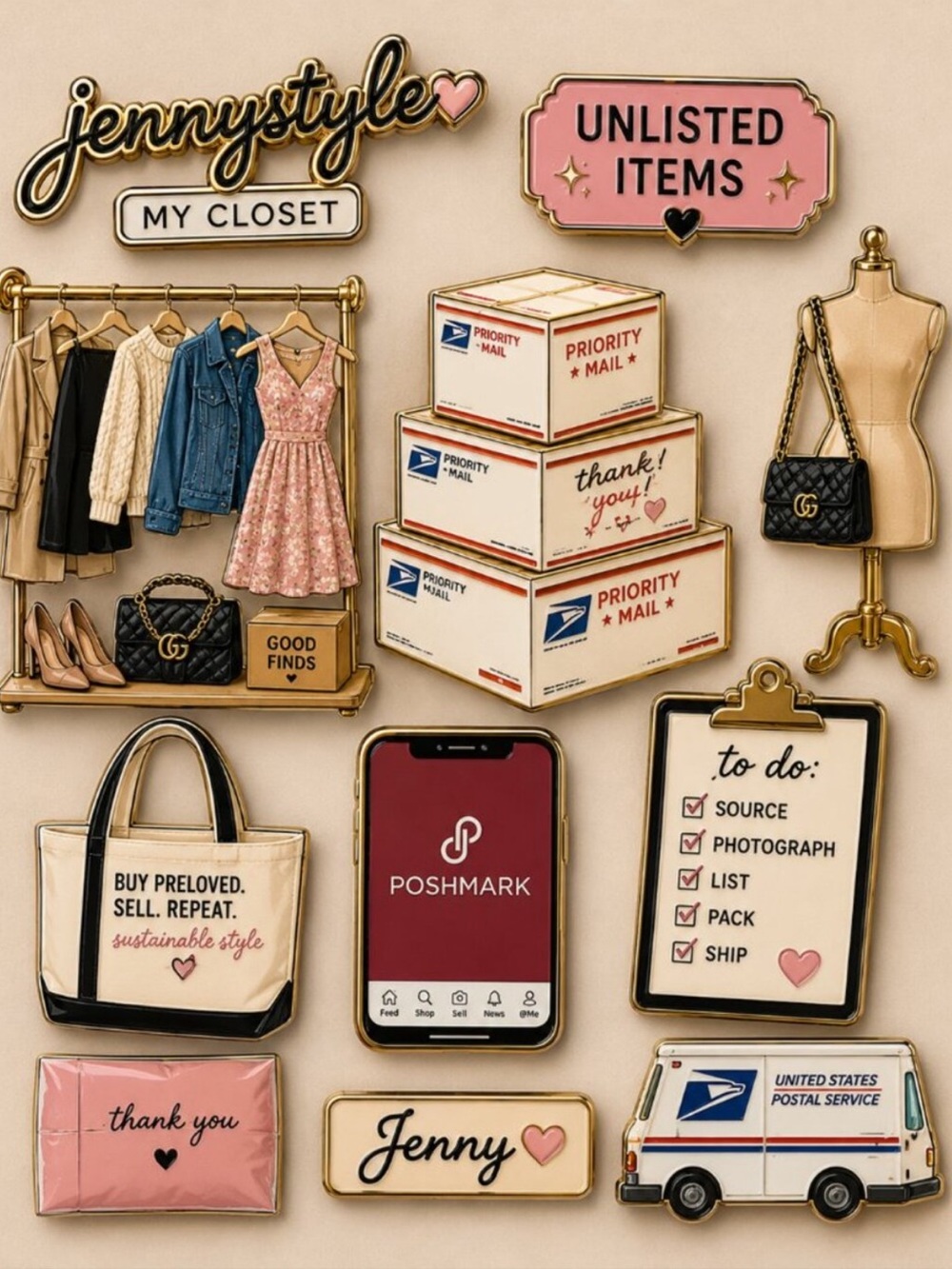Listing for Poshmark Unlisted Live Show Items